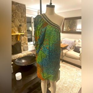 Off the shoulder, Monique Leshman dress